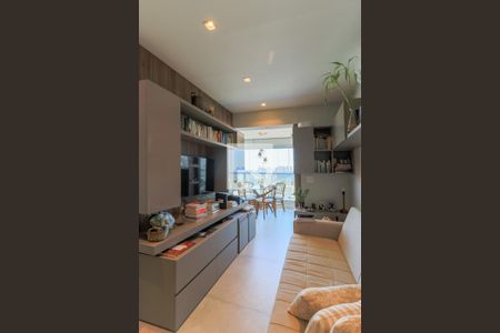 Sala de apartamento à venda com 1 quarto, 44m² em Brooklin Paulista, São Paulo