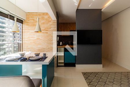 Sala de apartamento para alugar com 1 quarto, 40m² em Paraíso, São Paulo