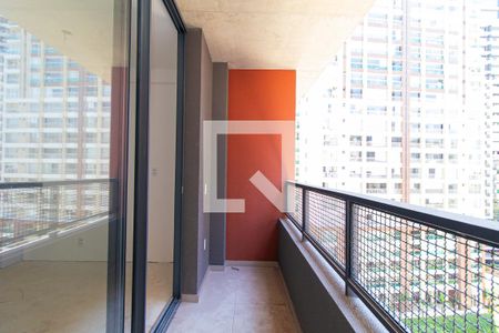 Studio para alugar com 24m², 1 quarto e sem vagaVaranda