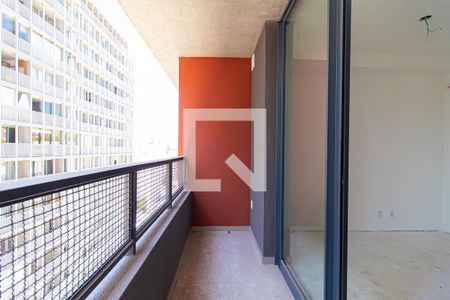 Studio para alugar com 24m², 1 quarto e sem vagaVaranda