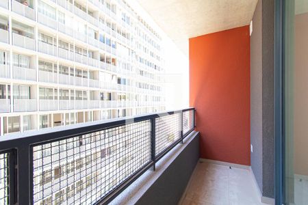 Studio para alugar com 24m², 1 quarto e sem vagaVaranda