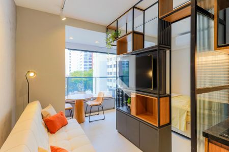 Studio para alugar com 31m², 1 quarto e sem vaga Studio para alugar com 31m², 1 quarto e sem vagaSala