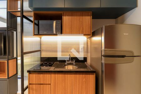 Studio para alugar com 31m², 1 quarto e sem vaga Studio para alugar com 31m², 1 quarto e sem vagaCozinha
