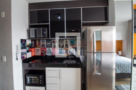 Cozinha de kitnet/studio à venda com 1 quarto, 40m² em Vila Cordeiro, São Paulo