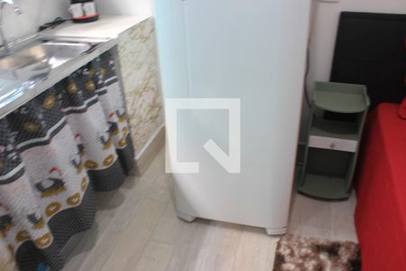 Studio para alugar com 27m², 1 quarto e sem vagaGeladeira ângulo inferior