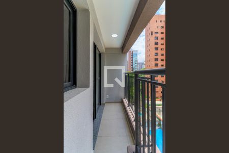 Studio à venda com 25m², 1 quarto e sem vagaVaranda