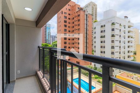 Studio à venda com 25m², 1 quarto e sem vagaVaranda