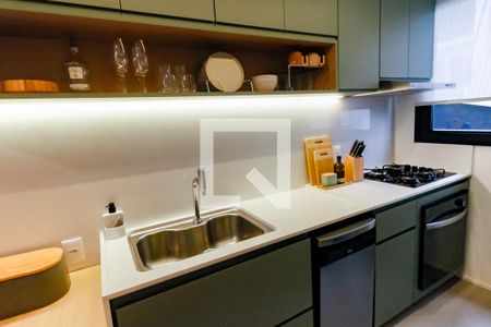 Casa de condomínio à venda com 112m², 2 quartos e 2 vagasCozinha - Armários