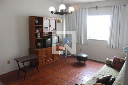 Sala de apartamento para alugar com 1 quarto, 70m² em Itararé, São Vicente