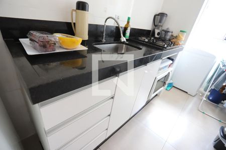 Apartamento para alugar com 48m², 2 quartos e 1 vagaDetalhe da cozinha