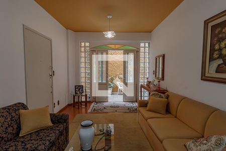 Sala de Estar de apartamento à venda com 4 quartos, 120m² em Santa Lúcia, Belo Horizonte