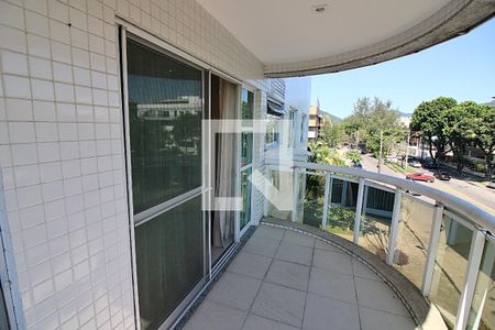 Varanda da Sala de apartamento à venda com 3 quartos, 92m² em Recreio dos Bandeirantes, Rio de Janeiro