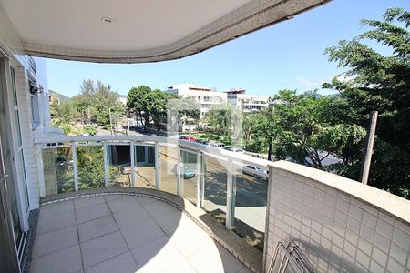 Varanda da Sala de apartamento à venda com 3 quartos, 92m² em Recreio dos Bandeirantes, Rio de Janeiro