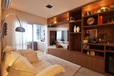 Sala de apartamento à venda com 2 quartos, 80m² em Campestre, Santo André