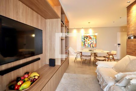 Sala de apartamento à venda com 2 quartos, 80m² em Campestre, Santo André