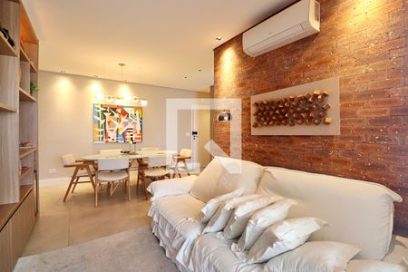 Sala de apartamento à venda com 2 quartos, 80m² em Campestre, Santo André