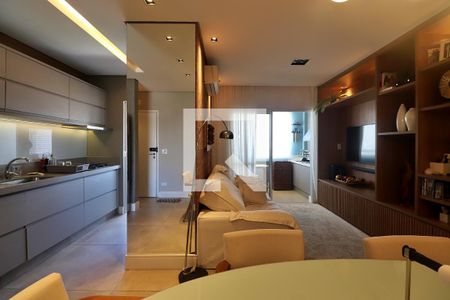 Sala de apartamento à venda com 2 quartos, 80m² em Campestre, Santo André