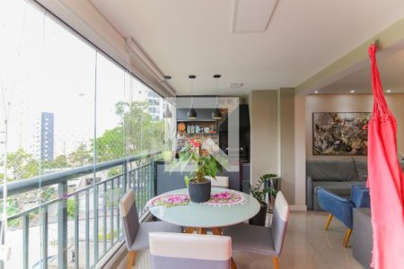 Varanda da Sala de apartamento à venda com 2 quartos, 91m² em Vila Andrade, São Paulo