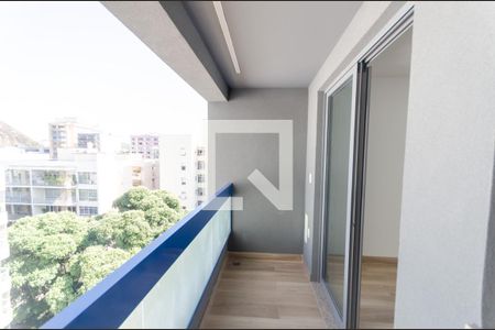 Varanda do Sala/Quarto de apartamento para alugar com 1 quarto, 42m² em Tijuca, Rio de Janeiro