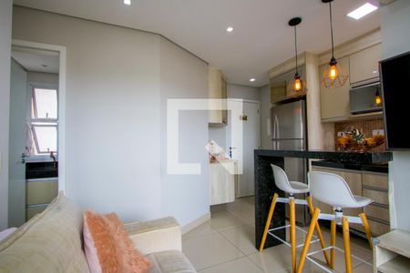 Sala de apartamento para alugar com 2 quartos, 38m² em Vila Pires, Santo André
