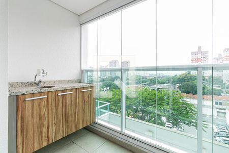 Studio - Varanda de kitnet/studio para alugar com 1 quarto, 45m² em Vila Gomes Cardim, São Paulo