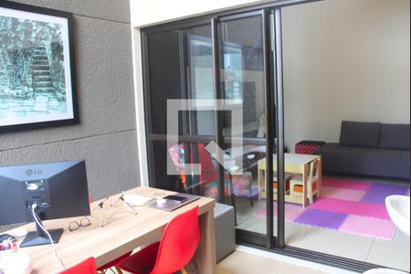 Varanda da Sala de apartamento para alugar com 4 quartos, 139m² em Vila da Serra, Nova Lima