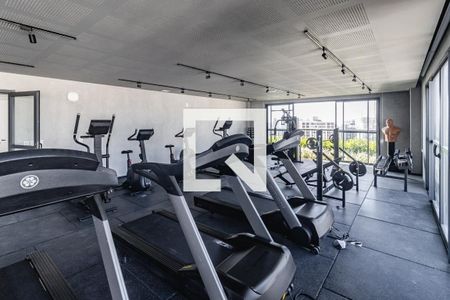 Studio para alugar com 27m², 1 quarto e sem vaga Studio para alugar com 27m², 1 quarto e sem vagaÁrea comum - Academia