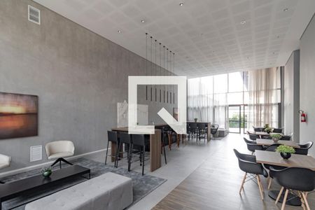 Studio para alugar com 27m², 1 quarto e sem vaga Studio para alugar com 27m², 1 quarto e sem vagaÁrea comum - Salão de festas