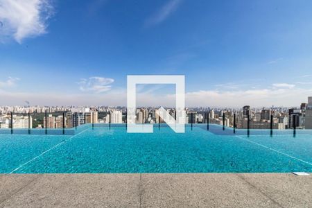 Studio para alugar com 27m², 1 quarto e sem vaga Studio para alugar com 27m², 1 quarto e sem vagaÁrea comum - Piscina