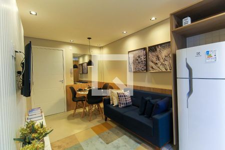 Sala/Cozinha de apartamento para alugar com 1 quarto, 29m² em Vila Invernada, São Paulo