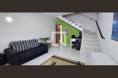 Sala de casa à venda com 3 quartos, 112m² em Jardim Bom Pastor, Santo André