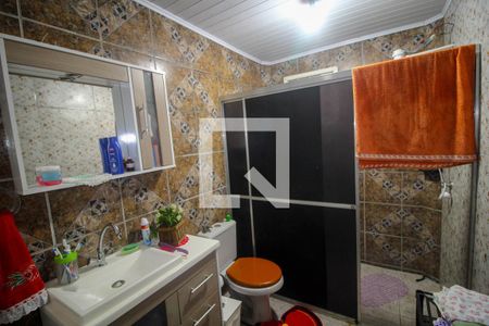 Banheiro da Suíte de casa à venda com 3 quartos, 50m² em Mathias Velho, Canoas