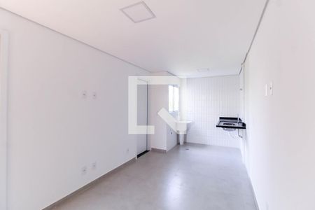 Sala/Cozinha de apartamento à venda com 1 quarto, 28m² em Vila Invernada, São Paulo