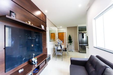 Sala de apartamento para alugar com 2 quartos, 109m² em Vila Camilópolis, Santo André