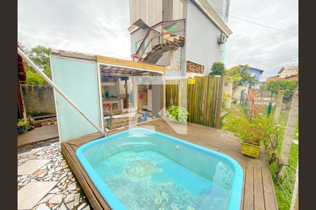 Área comum - Piscina de kitnet/studio para alugar com 1 quarto, 57m² em Cachoeira do Bom Jesus Leste, Florianópolis