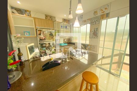 Cozinha de kitnet/studio para alugar com 1 quarto, 57m² em Cachoeira do Bom Jesus Leste, Florianópolis