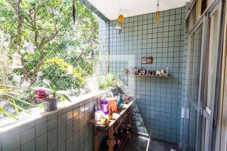 Varanda da Sala de apartamento à venda com 4 quartos, 115m² em Cidade Nova, Belo Horizonte