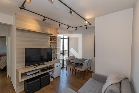 Sala de Estar/Jantar  de apartamento à venda com 1 quarto, 41m² em Jardim Guanabara, Campinas