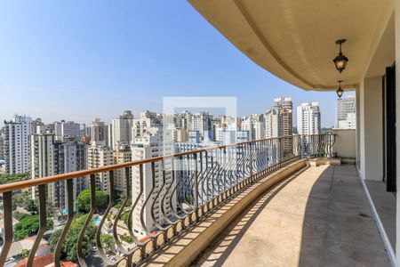 Apartamento à venda com 464m², 5 quartos e 4 vagasVaranda da Salas 3 e 4