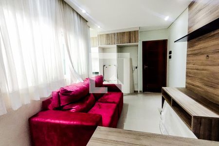 Sala de apartamento à venda com 2 quartos, 40m² em Parque Erasmo Assunção, Santo André