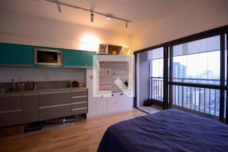 Quarto/Cozinha  de apartamento para alugar com 1 quarto, 27m² em Ipiranga, São Paulo