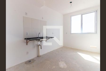 Sala/Cozinha de apartamento para alugar com 1 quarto, 25m² em Belenzinho, São Paulo