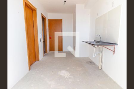 Sala/Cozinha de apartamento para alugar com 1 quarto, 25m² em Belenzinho, São Paulo
