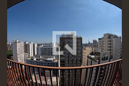VISTA DA VARANDA de apartamento para alugar com 1 quarto, 39m² em Perdizes, São Paulo