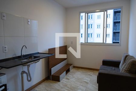 Sala/Cozinha de apartamento à venda com 1 quarto, 25m² em Belenzinho, São Paulo