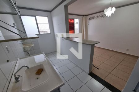 Cozinha - Lavanderia de apartamento para alugar com 2 quartos, 50m² em Parque Sao Sebastiao, Ribeirão Preto