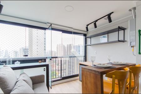 Varanda gourmet de kitnet/studio para alugar com 1 quarto, 28m² em Vila Mariana, São Paulo