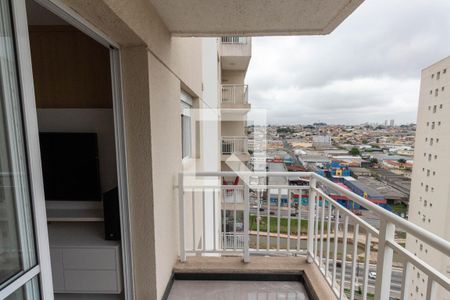 Varanda da Sala de apartamento para alugar com 1 quarto, 34m² em Jardim Santa Terezinha (zona Leste), São Paulo