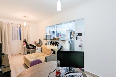 Sala de apartamento à venda com 1 quarto, 50m² em Jardim do Mar, São Bernardo do Campo