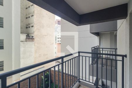 Studio para alugar com 27m², 1 quarto e sem vagaVaranda